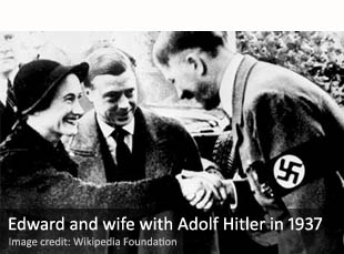 Edward VIII and Wallis Simpson with Adolf Hitler Edward VIII and Wallis Simpson with Adolf Hitler