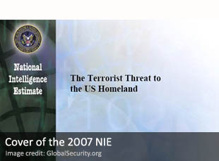 Cover of the 2007 National Intelligence Estimate