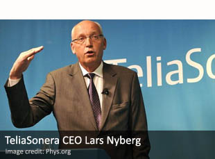 TeliaSonera CEO Lars Nyberg