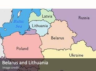 Belarus and Lithuania