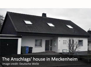 The Anschlags' house in Meckenheim
