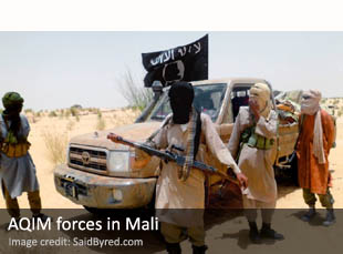 AQIM forces in Mali