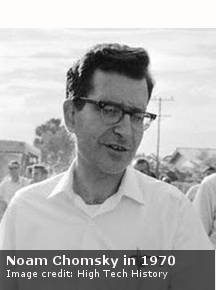 Noam Chomsky in 1970
