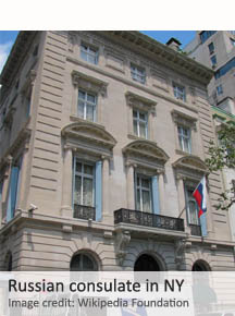 Russian consulate in NY