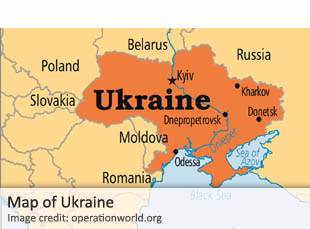Map of Ukraine