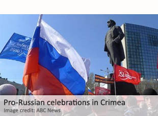 Pro-Russian celebrations in Crimea