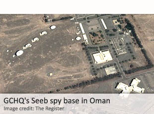 GCHQ's Seeb spy base in Oman