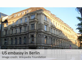 US embassy in Berlin