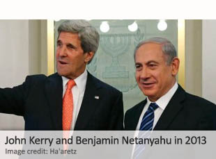 John Kerry and Benjamin Netanyahu in 2013