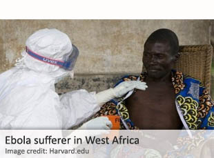 Ebola sufferer