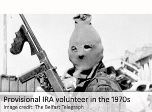 Provisional IRA volunteer in the 1970s