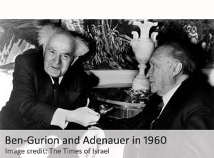 Ben-Gurion and Adenauer in 1960
