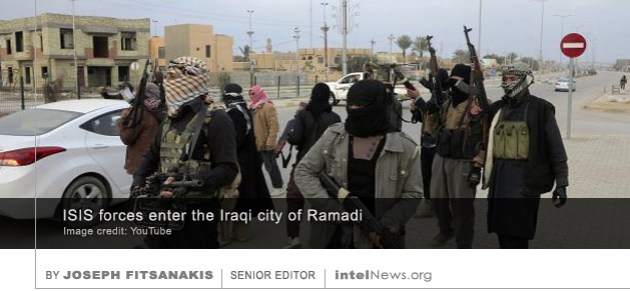 ISIS forces in Ramadi