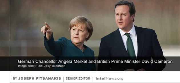 Angela Merkel and David Cameron