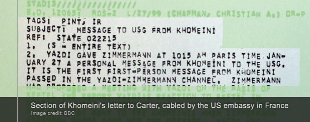 Khomeini letter