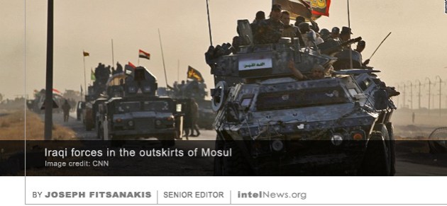 Iraqi forces in Mosul