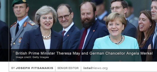 Theresa May Angela Merkel