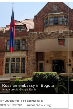 Russian embassy in Bogota, Colombia